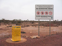 Over the border to WA and the Quarantine Station nr Laverton